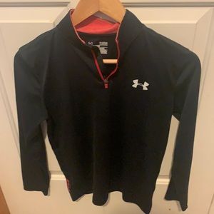 Youth Under Armour Quarter-Zip Pull Over Youth L
